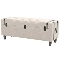 VidaXL Opbergbankenset 112x37x45 Cm Massief Hout En Staal 3-delig 8 VidaXL Opbergbankenset 112x37x45 Cm Massief Hout En Staal 3-delig -Beste Opslag Winkel e26271cd586441afb071fab195f92bcc