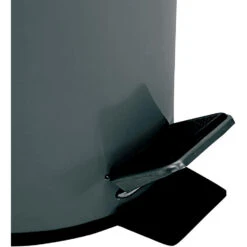 MSV Badkamer/toilet Pedaalemmer - Donkergrijs - 3 Liter - 17 X 25 Cm -Beste Opslag Winkel ecf5cce2f25049d88605731ed9e75de7