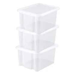 EDA Opbergbox - Wit - Stapelbaar - L44 X B36 X H25 Cm -Beste Opslag Winkel ed213e76c7944969a8887b0aef493ffd