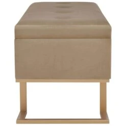 VidaXL Bankje Met Opbergvak 105 Cm Fluweel Beige 8 VidaXL Bankje Met Opbergvak 105 Cm Fluweel Beige -Beste Opslag Winkel ef7c64732d174e65b81bde36ebe90e4c
