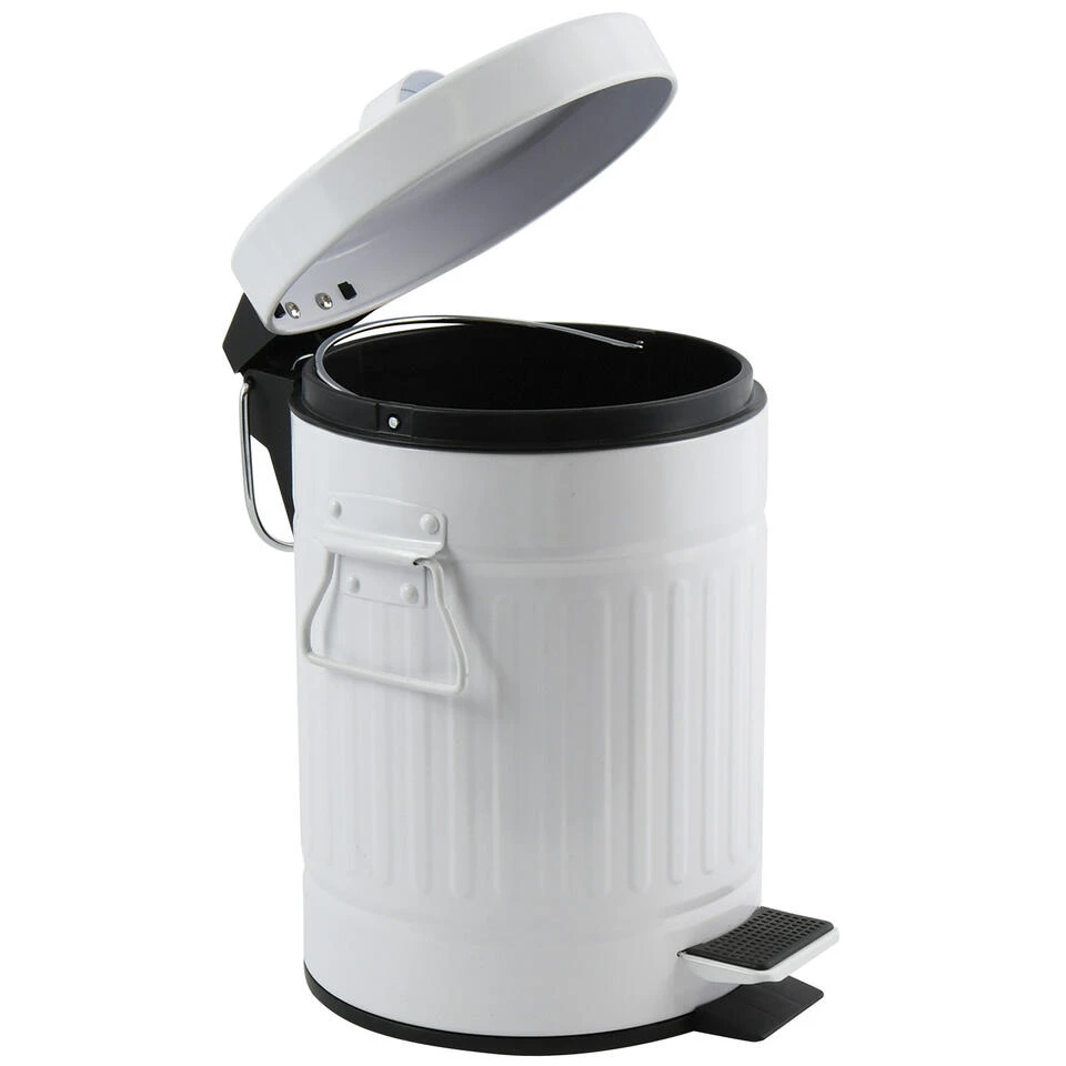 MSV Badkamer/toilet Pedaalemmer - Wit - 3L - 17 X 26 Cm - Toilet 5 MSV Badkamer/toilet Pedaalemmer - Wit - 3L - 17 X 26 Cm - Toilet - Afbeelding 3