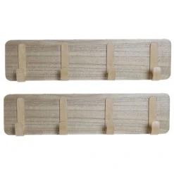 Items Wandkapstok - 4-haaks - Hout - Kapstok - 48 Cm -Beste Opslag Winkel fccf998a56994fe5bafa40bac364695c