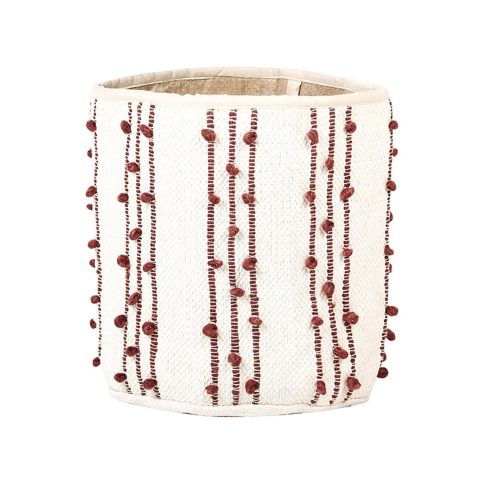 Beliani Mand KHEL - Beige Katoen 6 Beliani Mand KHEL - Beige Katoen - Afbeelding 4