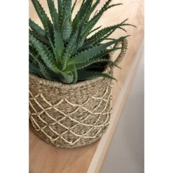 Mand Roos - Naturel - Zeegras - 30xø34 Cm -Beste Opslag Winkel sf 70503598 1010